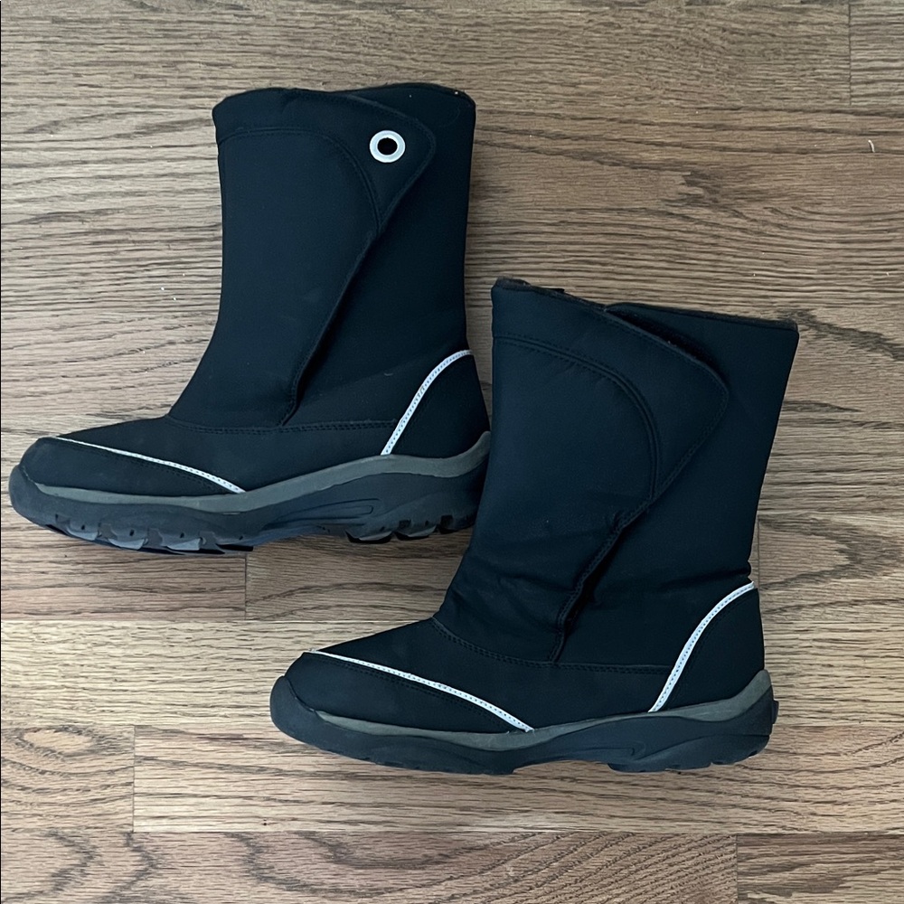 Kids Black Winter Boots boy or girl